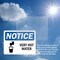 Signmission Hot Surface Sign, 7 in H x 10 in W, Plastic, Very Hot Water OS-2PACK-NS-P-710-L-18871 - alternate 2